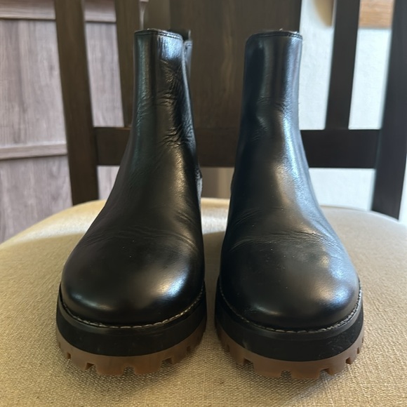 Madewell Women’s The Ivy Chelsea Leather Boots Black Size 6.5 - Picture 8 of 10